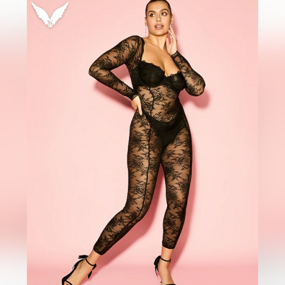NWT Victoria's Secret Lace Catsuit